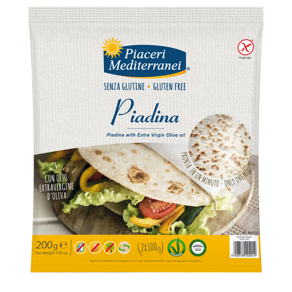 Piaceri Mediterranei Piadina Aceite de Oliva 200g-2