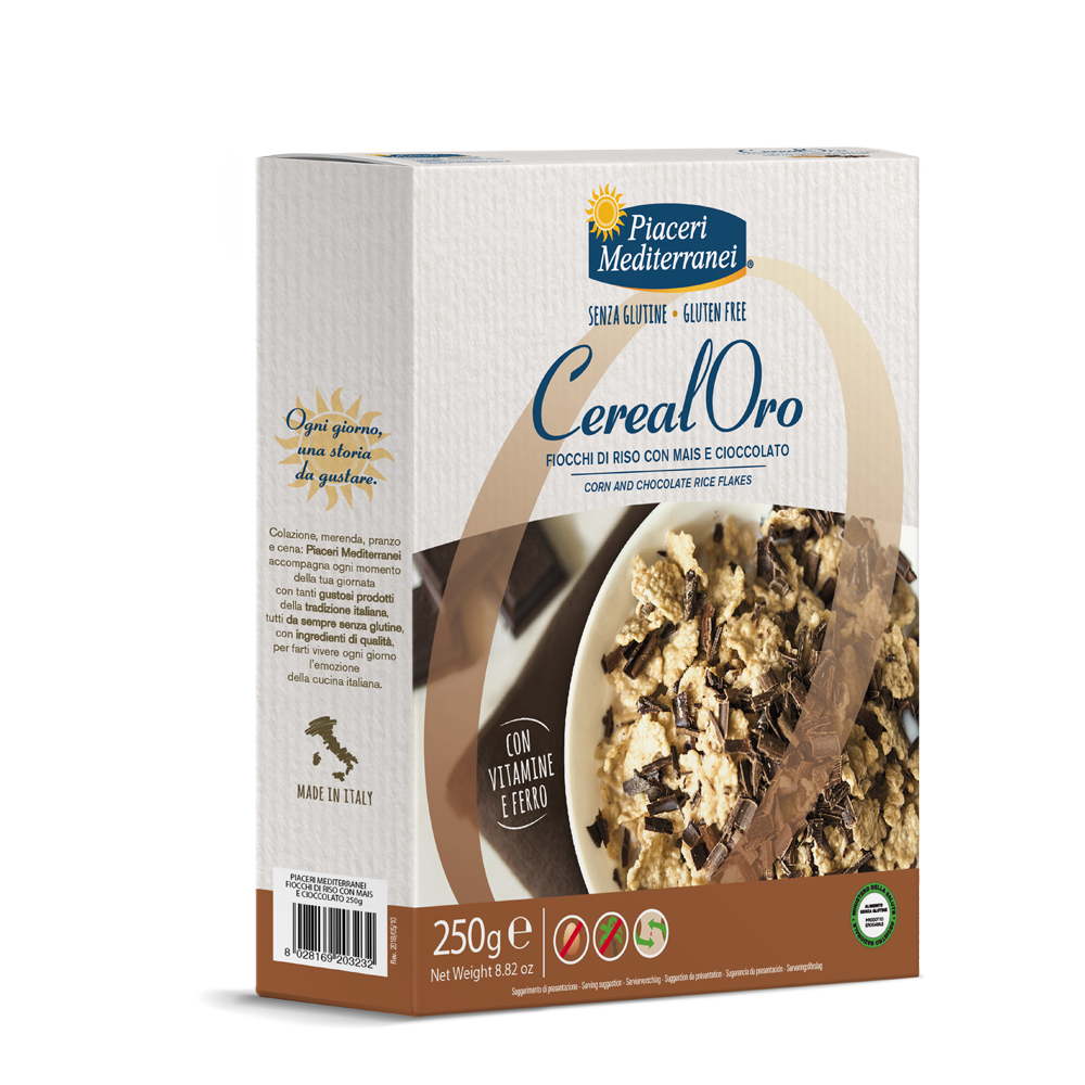 Piaceri Mediterranei Copos De Arroz Maíz Y Chocolate 250g-2