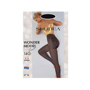 Wonder Model 140 Denier Medias Negras Opacas Talla 4-4