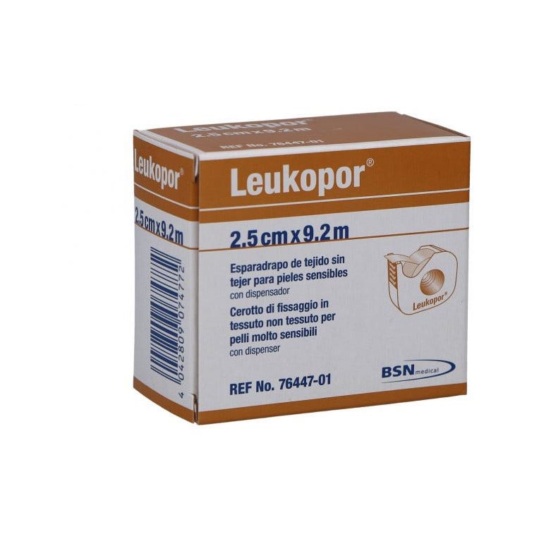 Leukopor Parche Hipoalergénico Tnt 2,5x920cm Con Dispensador-3