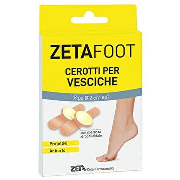 Zeta Foot Parche Hidrocoloide Ampollas 8 Piezas-1