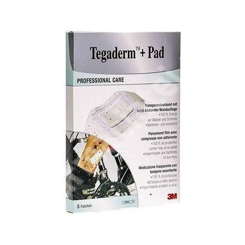 Tegaderm + Pad Parche 9x10cm 5 Piezas-1