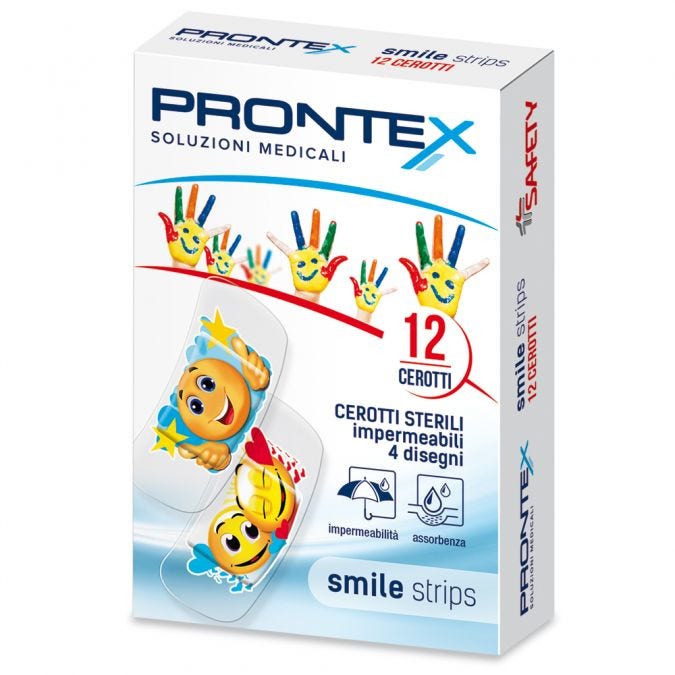 Prontex Parche Smile Tiras 12 Piezas-1