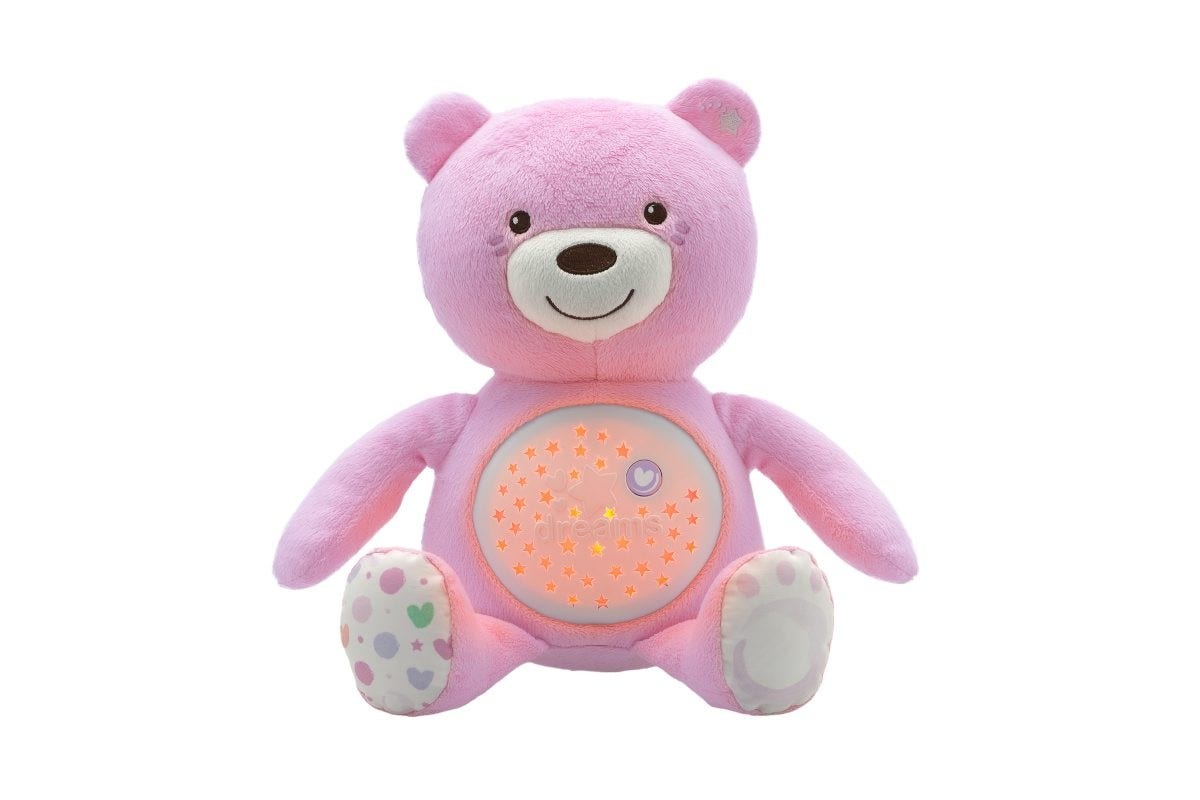 Chicco Juego Bebé Rosa Proyector Osito-1