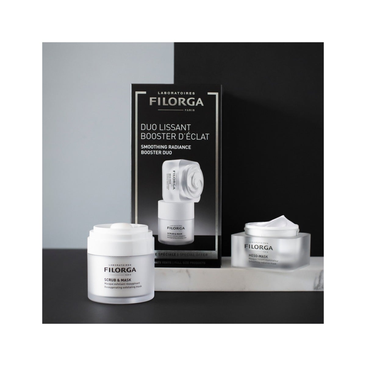 Filorga Duo Rituale Rigenerante Maschera Dermolevigante Illuminate 50ml + Maschera Esfoliante Riossigenante 55ml