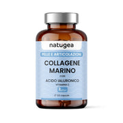 Natugea Colágeno Marino Hidrolizado Peptan F HD con Ácido Hialurónico y Vitamina C 120 Cápsulas