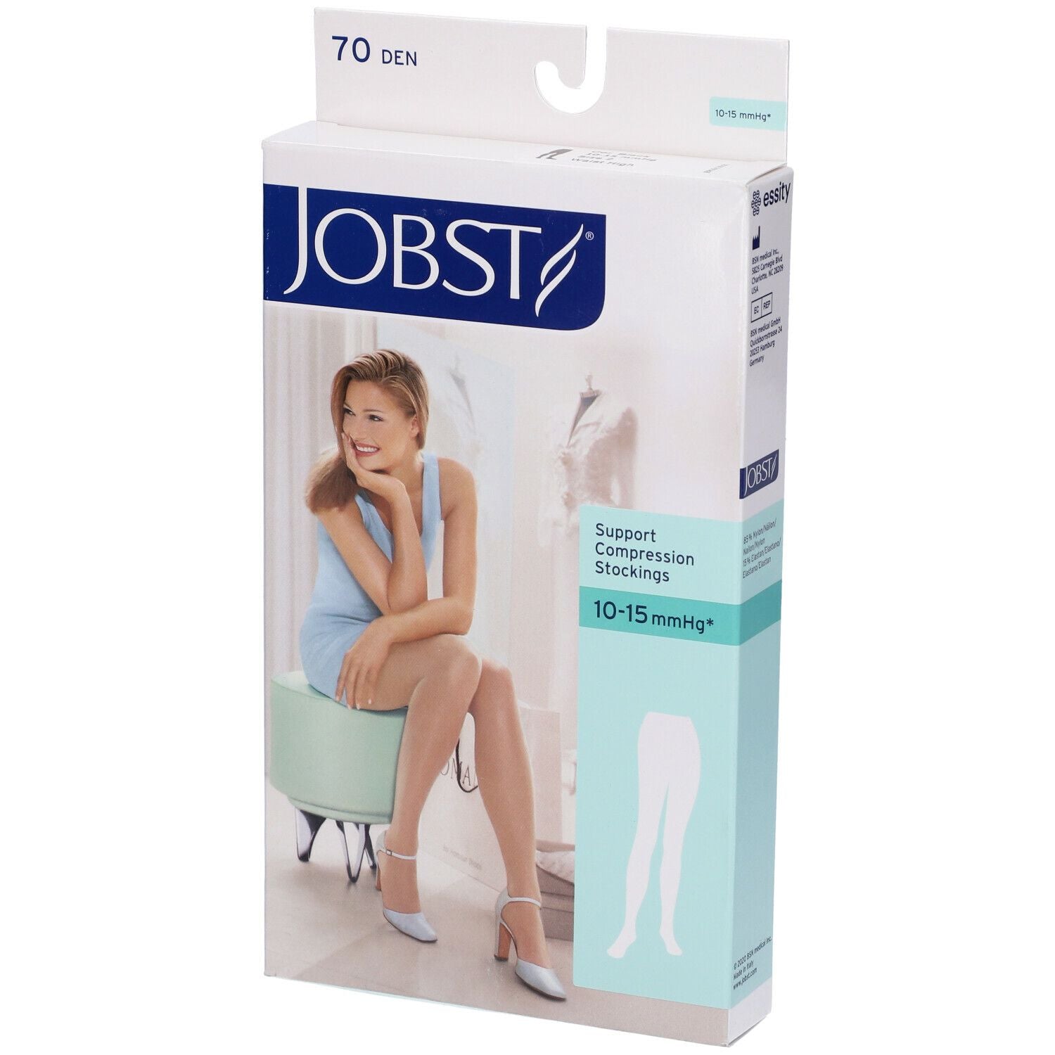 Jobst Ultrasheer Medias 10-15 mmHg Compresión Graduada 70 deniers