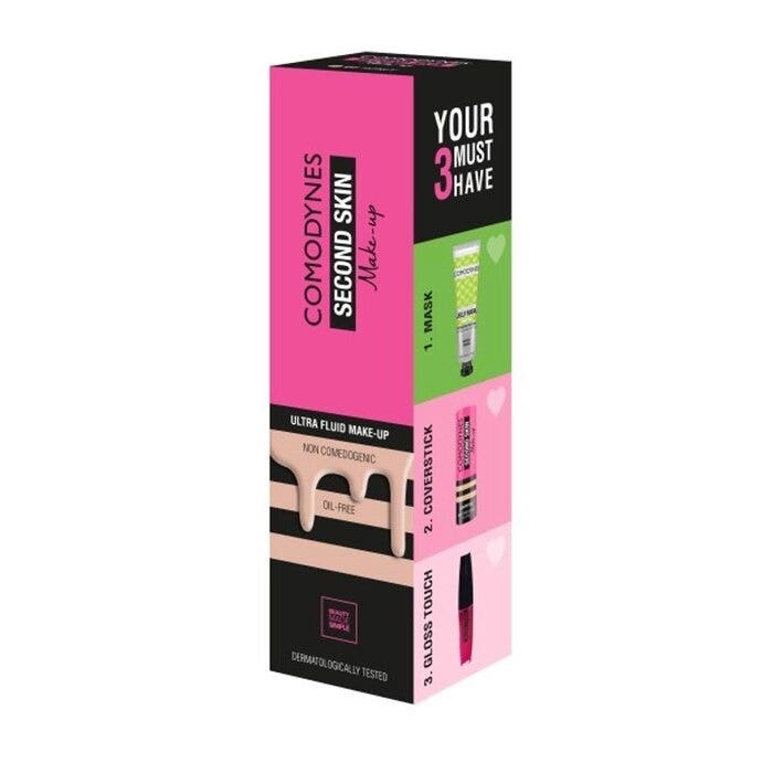 Comodynes Ultra Fluid Make Up Base de Maquillaje Fluida Color N.03 Caramelo 30ml-2