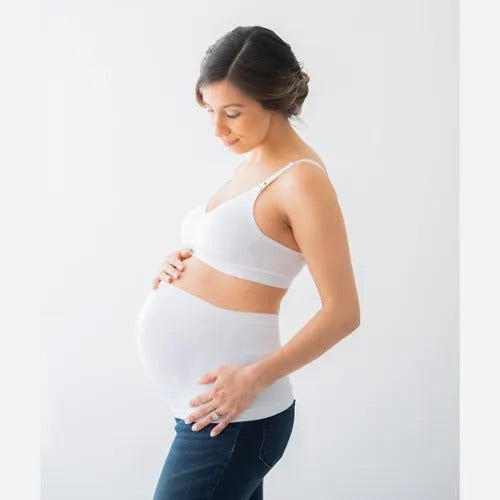 Medela Banda De Apoyo Maternidad Blanco Talla XL 1 Pieza-2