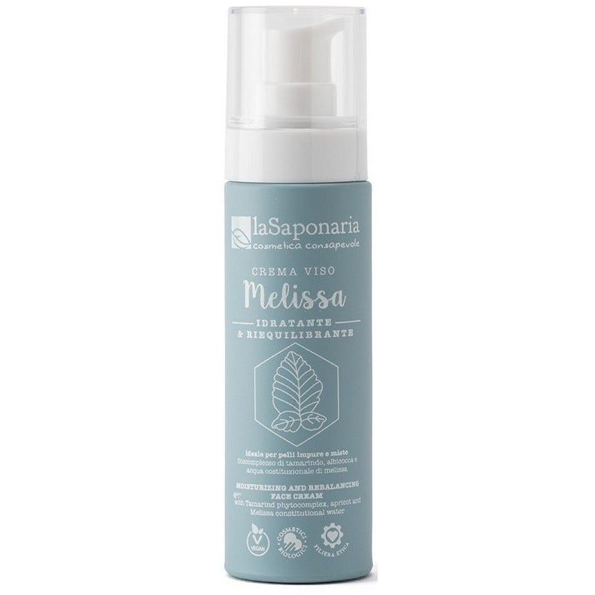 La Saponaria Melissa Crema Facial Hidratante/Reequilibrante Piel Impura/Mixta 50ml-1