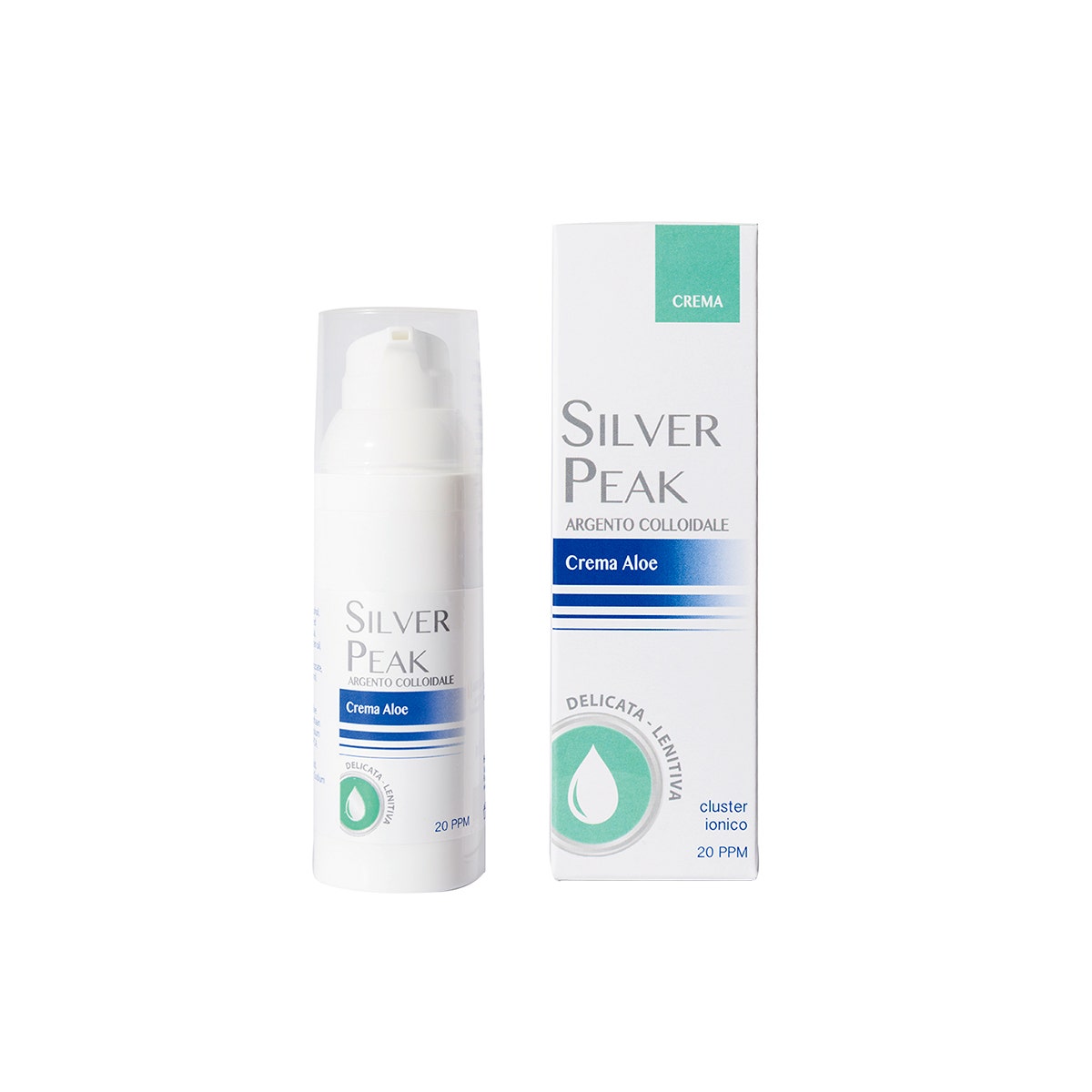 Silver Peak Crema de Aloe Plata Coloidal 50ml-2