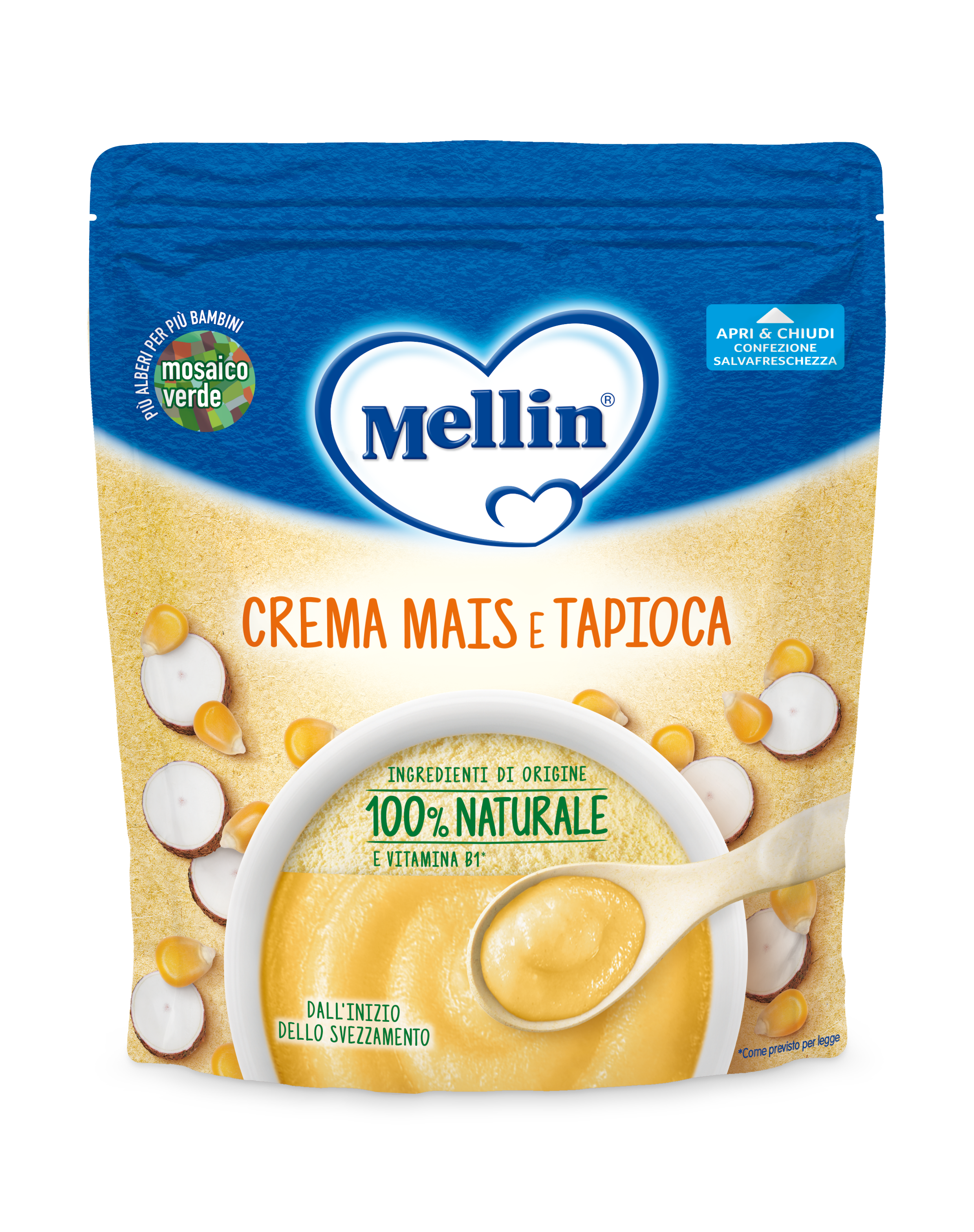 Mellin Crema Mais/Tapioca 200g 4Mesi+