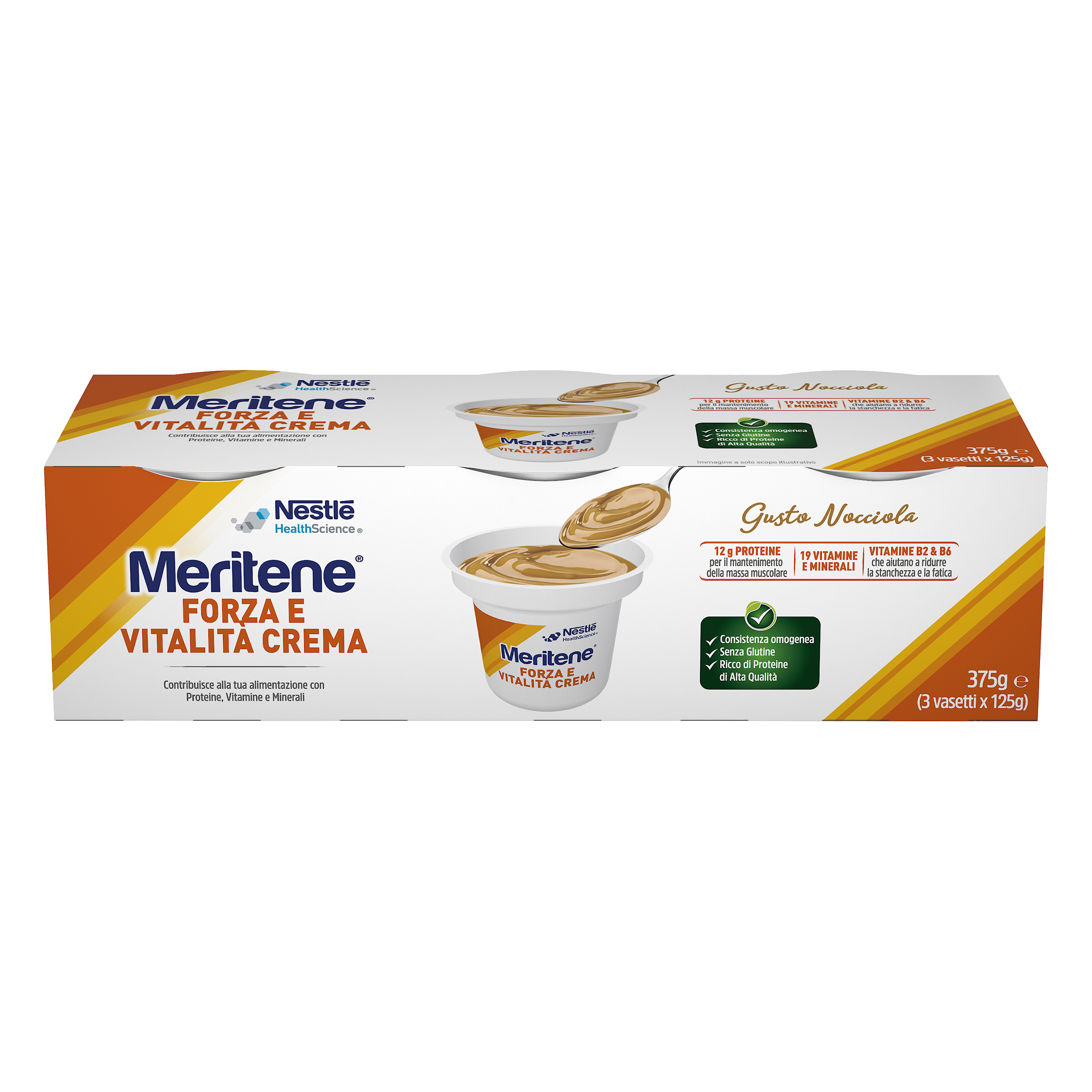 Meritene Crema De Avellanas 3 X 125g-3