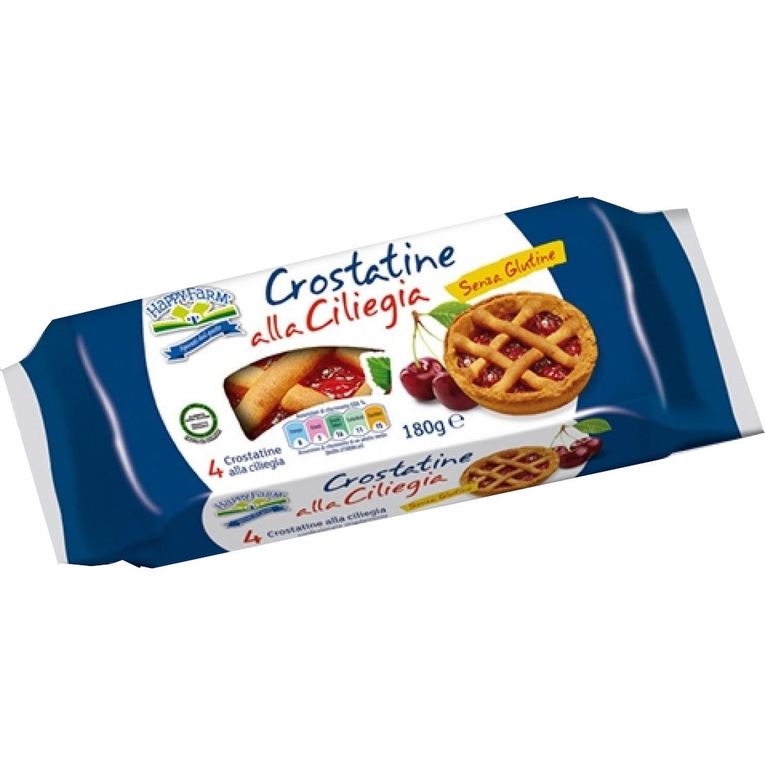 Happy Farm Tarta de Cerezas Sin Gluten 180g-3