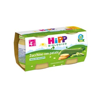 Hipp Bio Patatas Calabacín Homogeneizadas 2x80g 4 Meses +-2