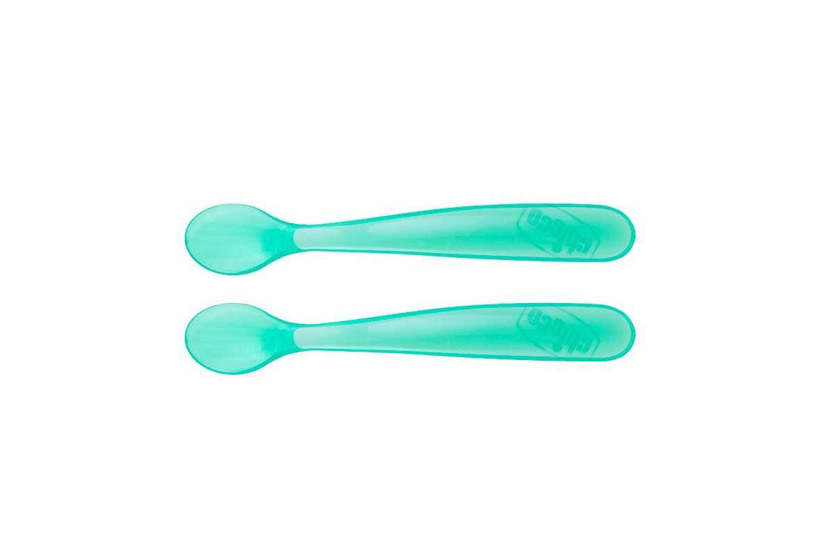 Chicco Cuchara Silicona 6m + Niño 2 Piezas-1