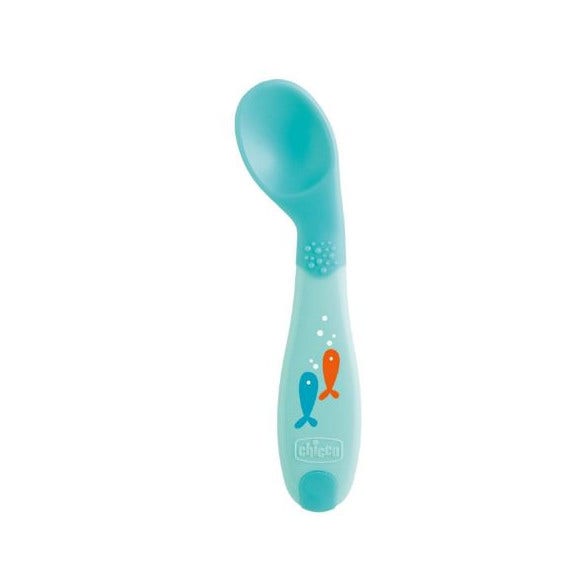 Chicco Azul Claro Cuchara Angular 1 Pieza-1