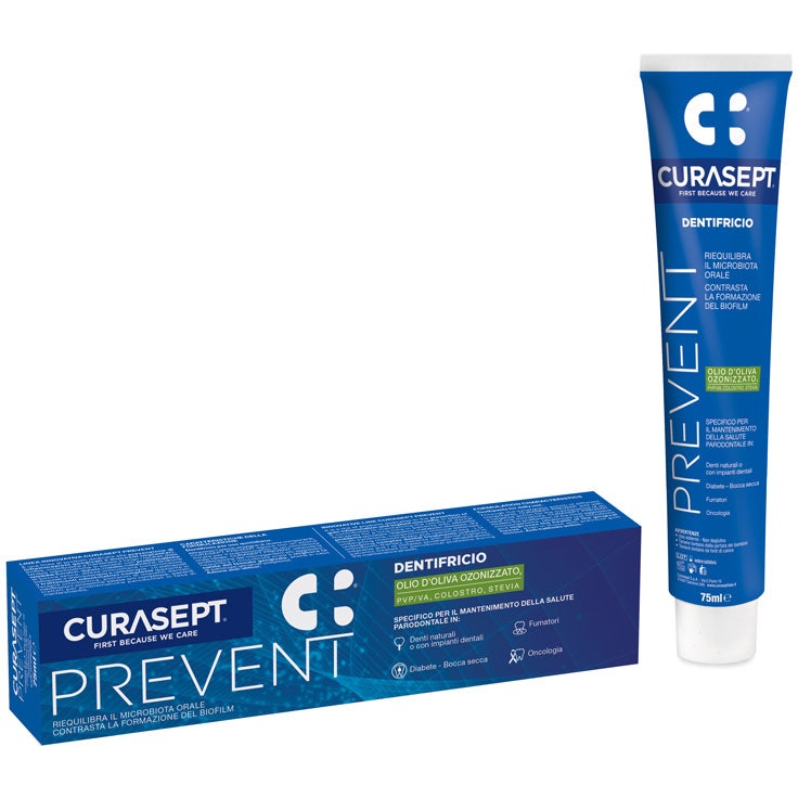 Curasept Prevent Pasta de dientes 75 ml - Higiene bucal avanzada