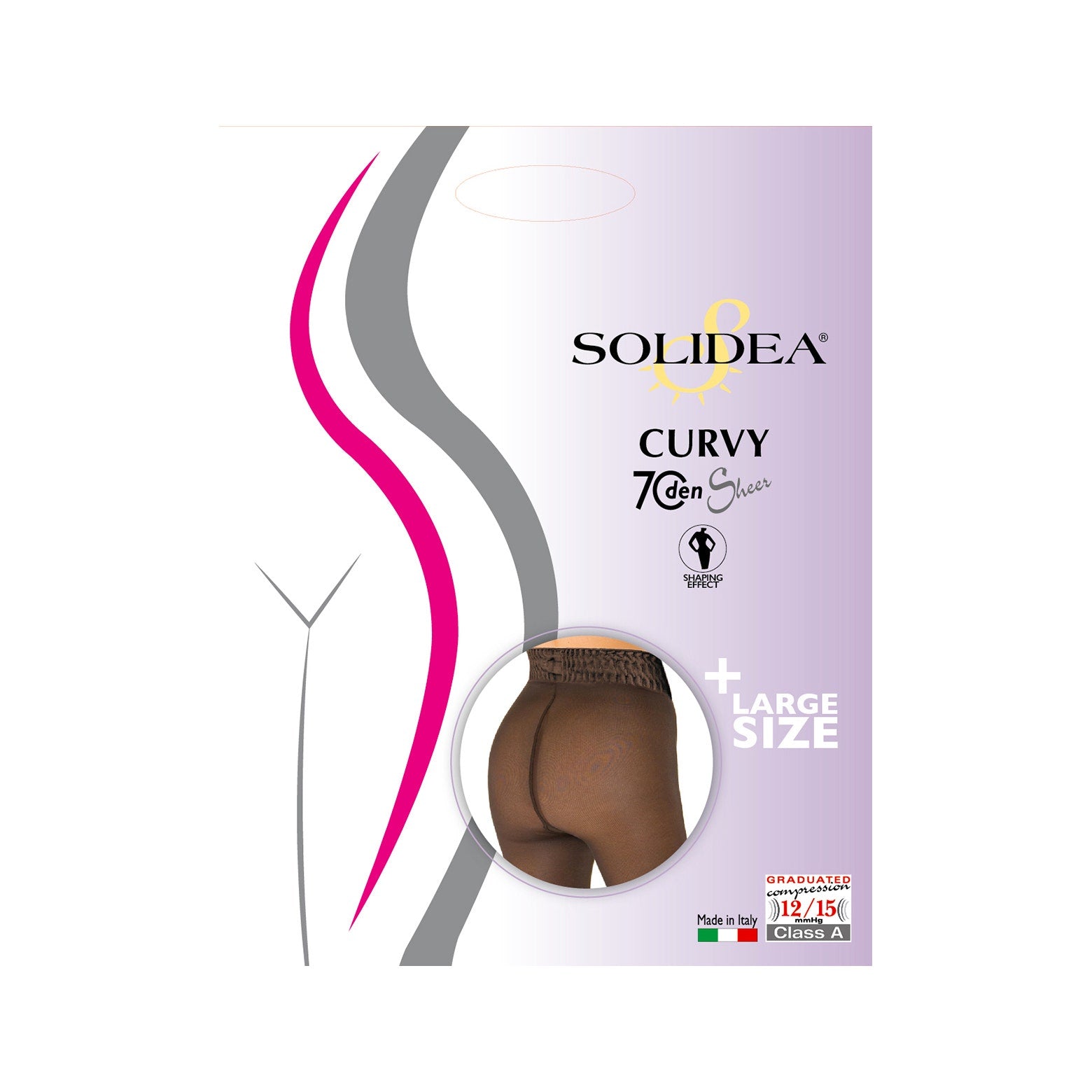 Solidea Curvy 70 Transparente Negro 1S - XL-2