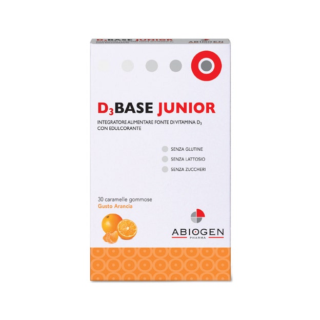 D3 Base Junior 30 Caramelos Naranja-2