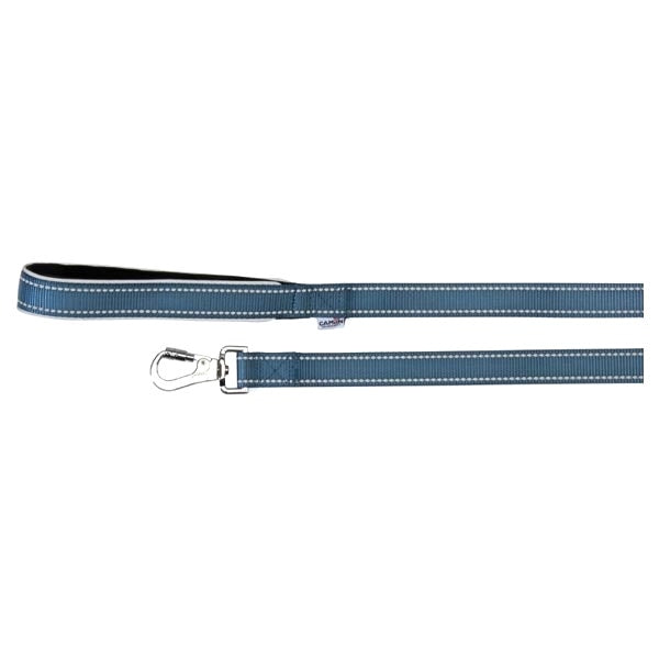 Correa Camon Con Mango De Neopreno Y Pespuntes Reflex Blue 2,5x120cm-1