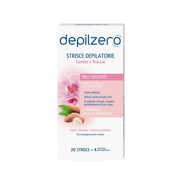 Depilzero 20 Tiras Depilatorias Piernas Brazos-2