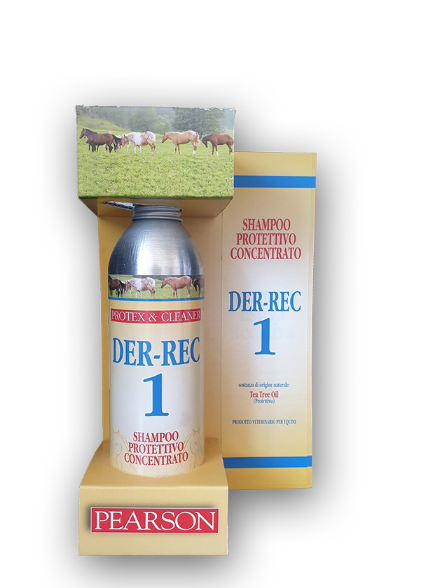 Guglielmo Pearson Der-Rec 1 Prontex Champú Concentrado para Equinos 250ml-1