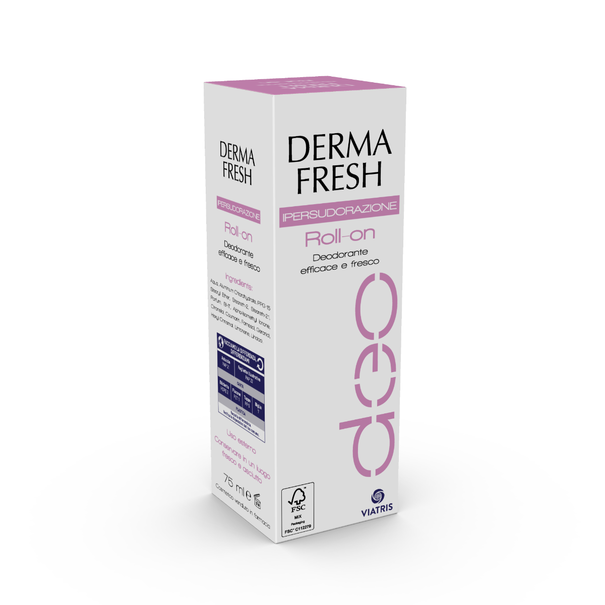 Dermafresh Sudoración Roll-On 75ml-2
