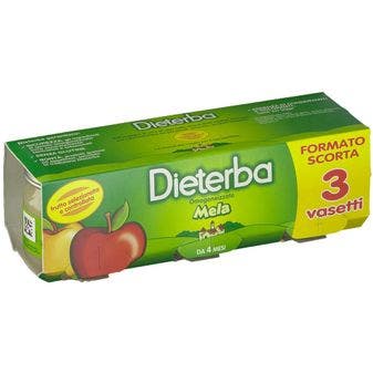 Dieterba Manzana Homogeneizada 3 Piezas 80g-1