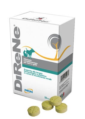 Direne Alimento Complementario para Perros / Gatos 32 Comprimidos-2