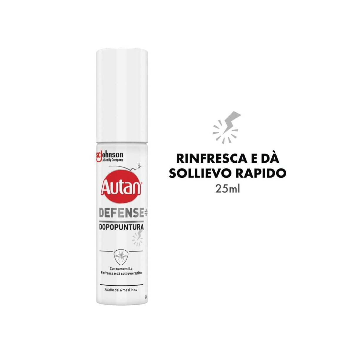 Autan Dopopuntura Gel Lenitivo Antizanzare Con Camomilla Adatto Ai Bambini Dai 6 Mesi 25ml