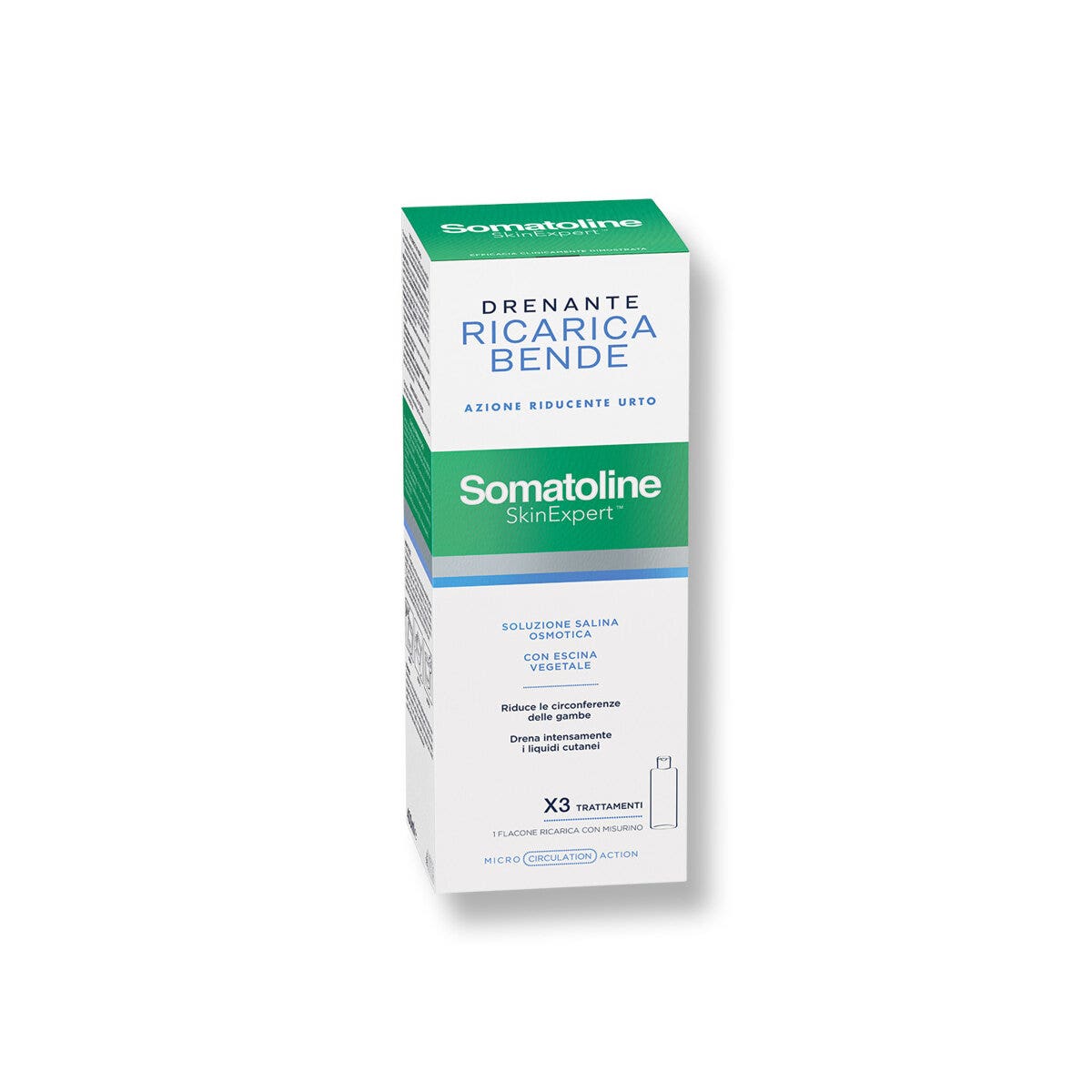 Somatoline Skin Expert Vendas adelgazantes y drenantes, kit de recambio 420 ml