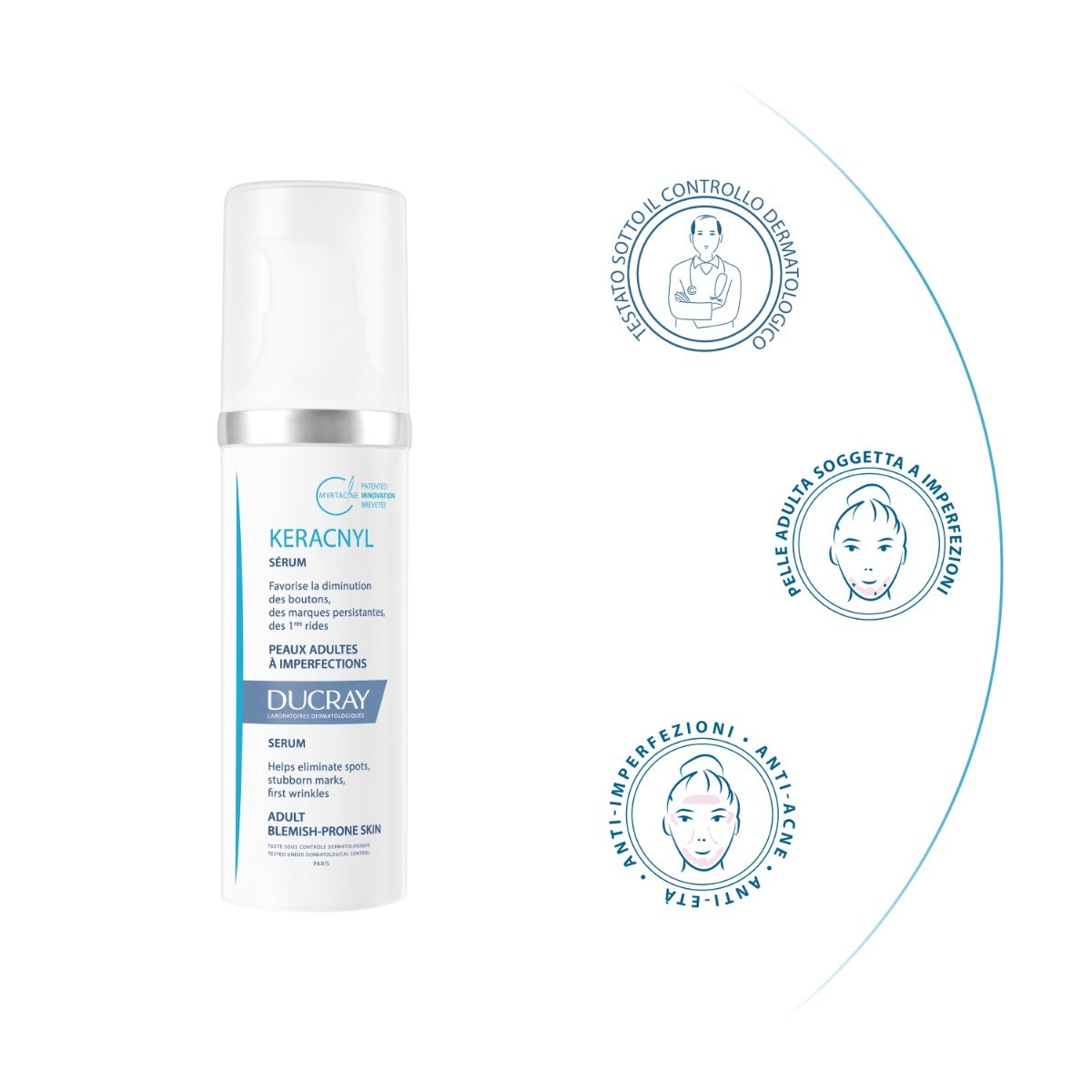 Ducray Keracnyl Sérum Piel Grasa / Tendencia Acnéica 30ml-2