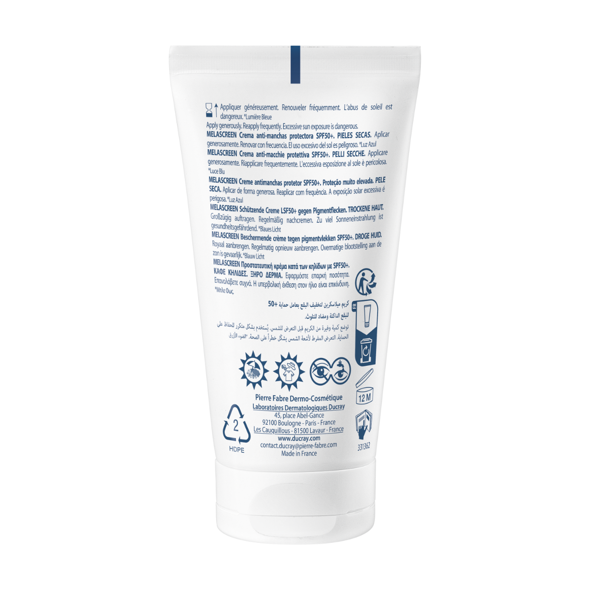 Ducray Melascreen Crema Antimanchas Protectora 50 ml SPF50+