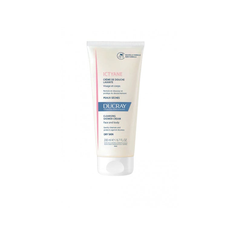Ducray Ictyane Crema de Ducha Limpiadora 200ml-1