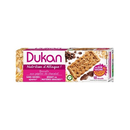 Galletas de Salvado de Avena Dukan Gotas de Chocolate 225g-2