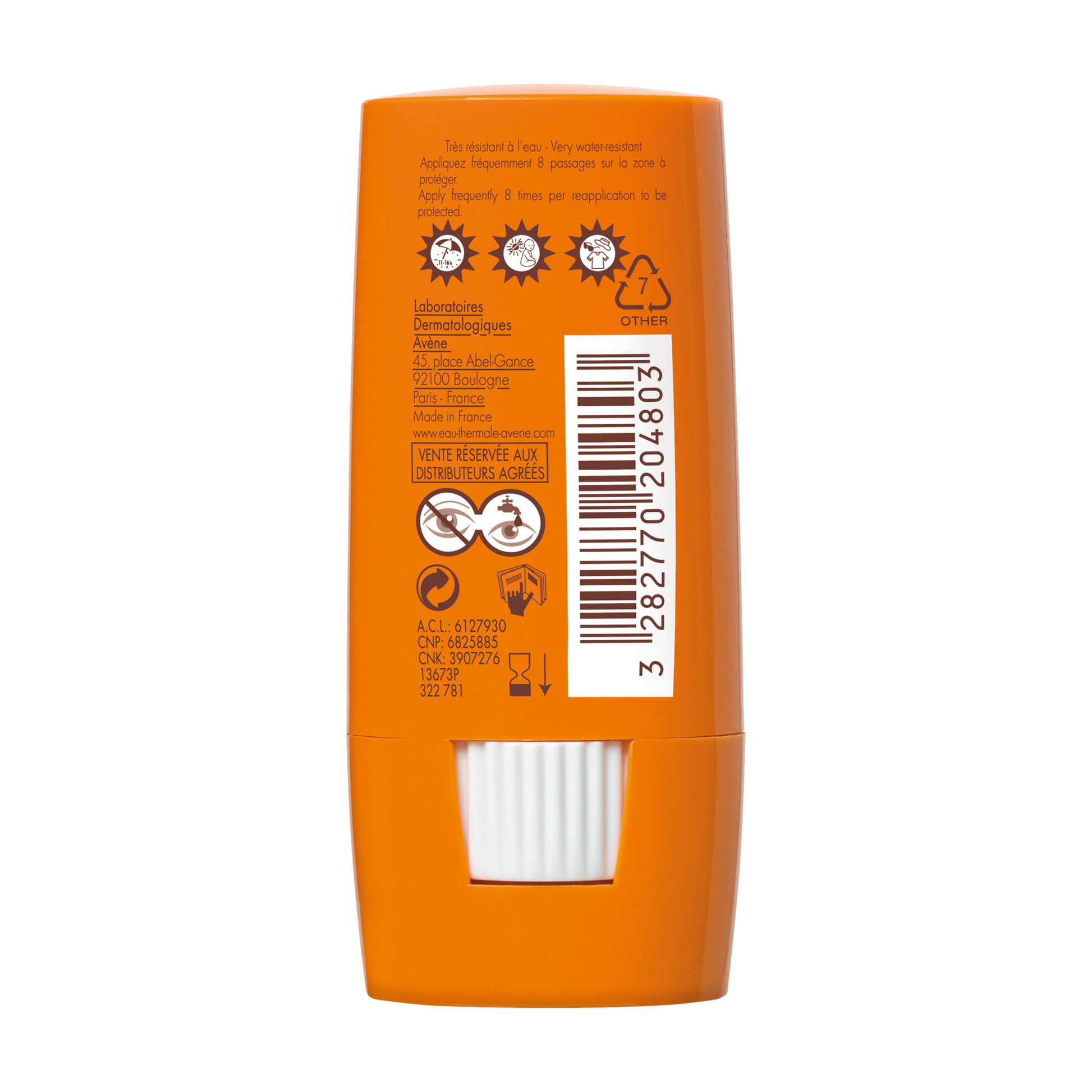 Eau Thermale Avene Stick Zonas Sensibles Grandes SPF50 + 8g-2