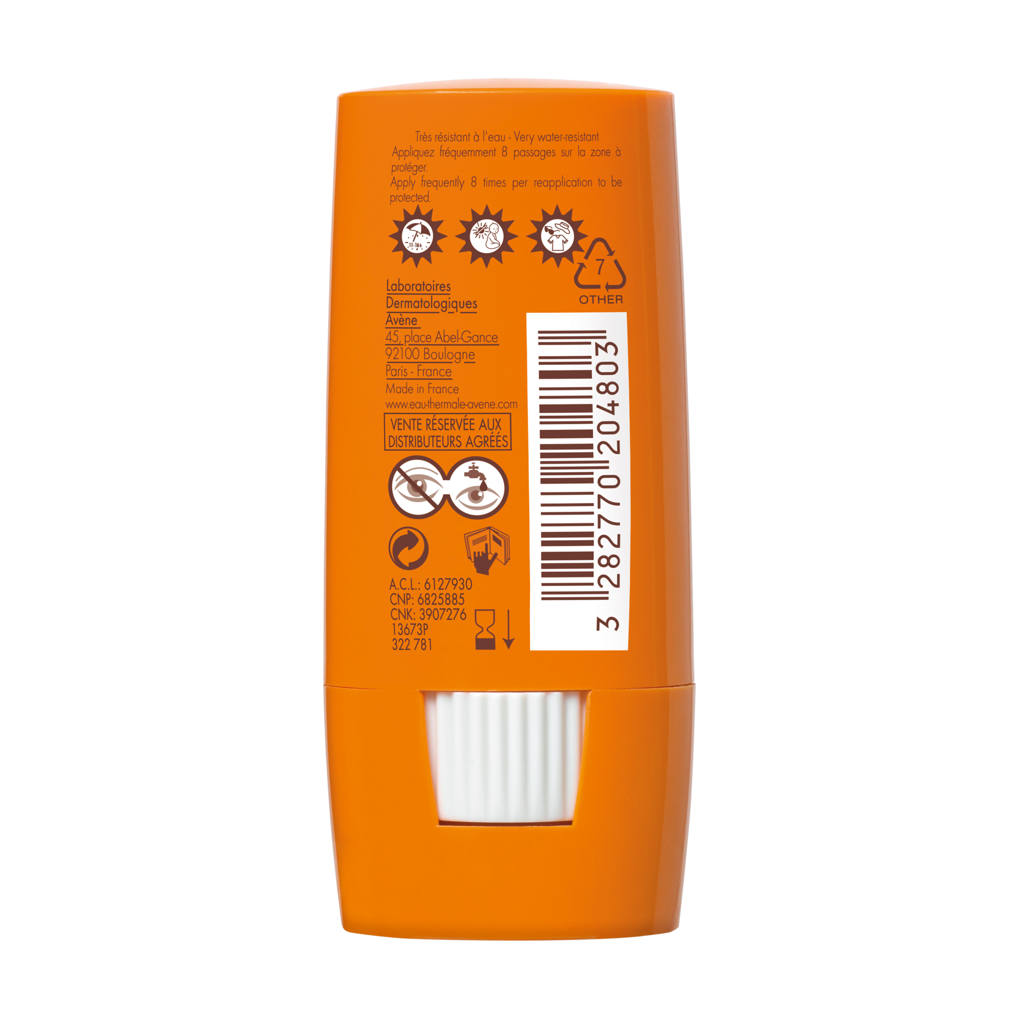 Eau Thermale Avene Stick Zonas Sensibles Grandes SPF50 + 8g-2