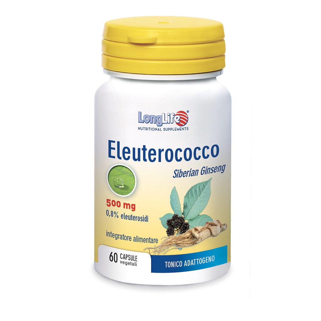 Longlife Eleuterococo 60 Cápsulas-2