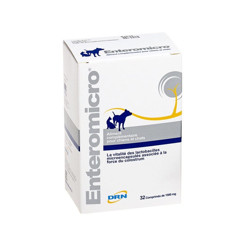 Enteromicro Mangime Complementare Cani/Gatti 32 Compresse 70g-3
