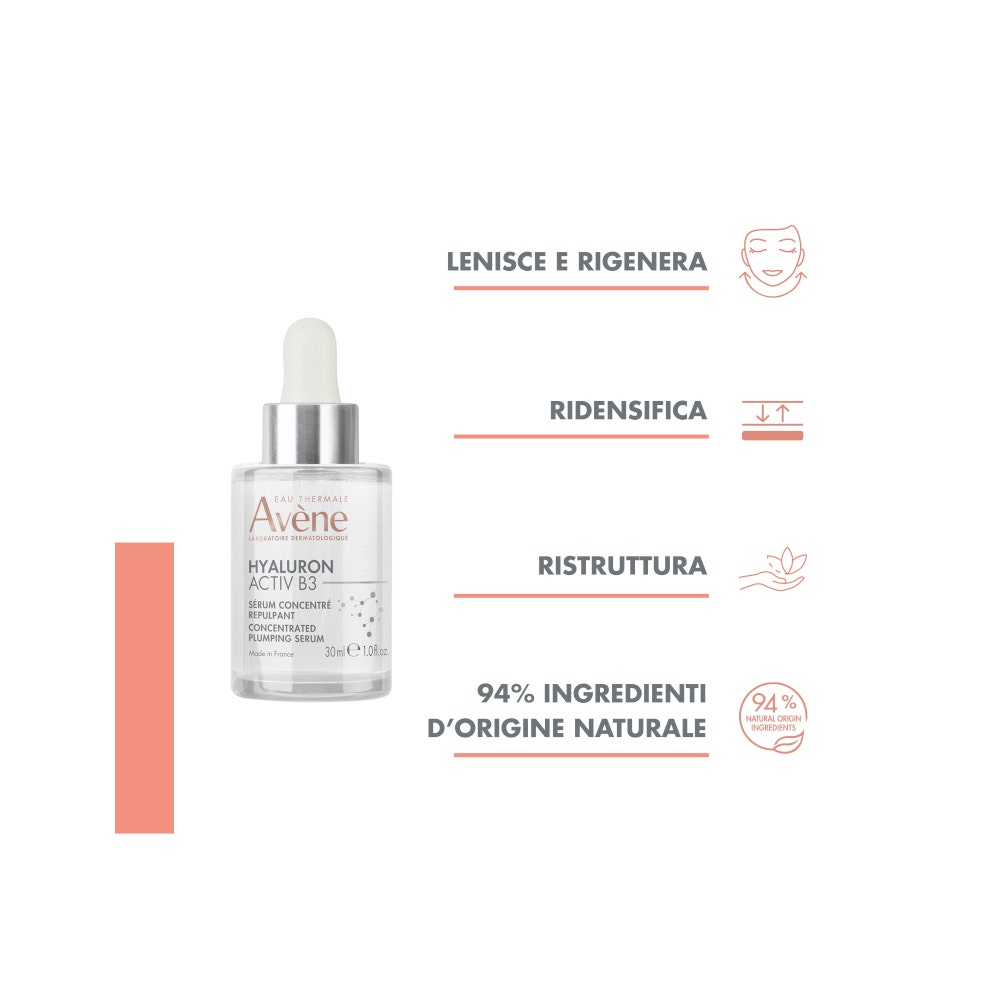 Eau Thermale Avène Hyaluron Activ B3 Sérum Antiarrugas Concentrado Rellenador 30 ml-4