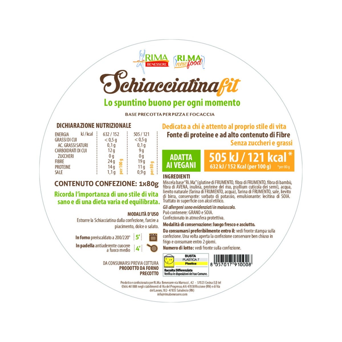 Rima Schiacciatina Fit 90g-8