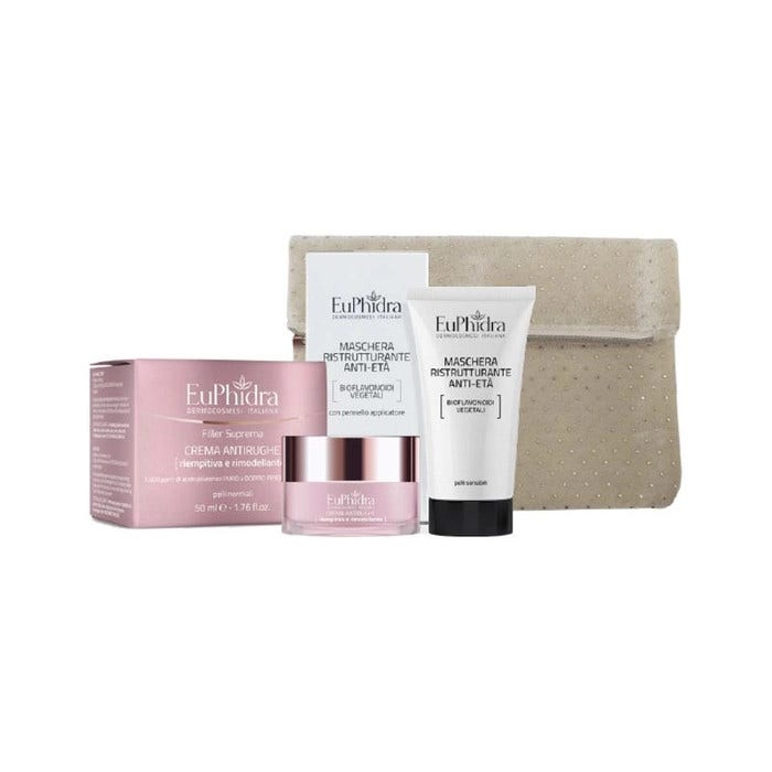 Euphidra Kit Mi Pecho Iluminador Crema Antiarrugas 50ml + Mascarilla Antiedad 75ml-1