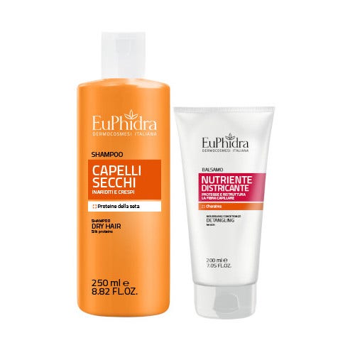 EuPhidra Champú Cabello Seco 250ml + Acondicionador Nutritivo Desenredante 200ml-2