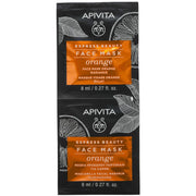 Apivita Express Beauty Mascarilla Facial Iluminadora Naranja 2x8ml-2