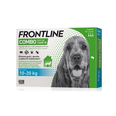 Frontline Combo Soluzione Spot On Cani M 10-20kg 3x1,34ml-1