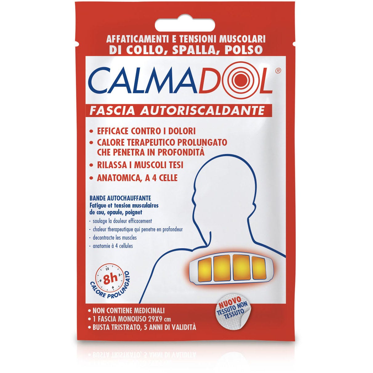 Calmadol Banda Autocalentable Cuello Hombro Muñeca 1 Pieza-3