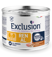 Exclusion Veterinary Diet Formula Renal Para Perros Cerdo / Sorgo Y Arroz Lata 200gr-1