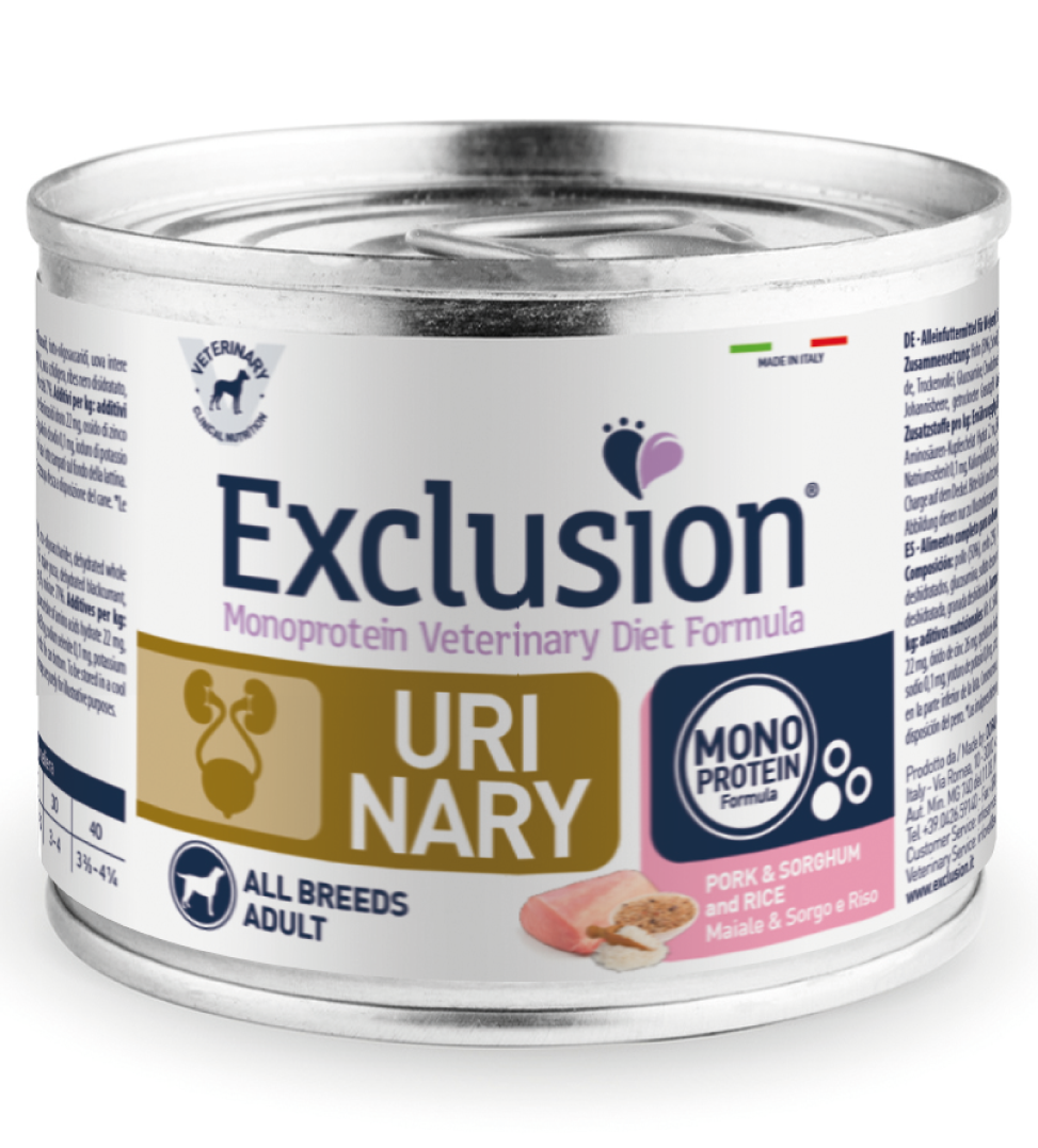 Exclusión Monoproteína Veterinaria Dieta Fórmula Urinario Alimento Húmedo Sorgo/Cerdo/Arroz Para Perros Lata 200g-2