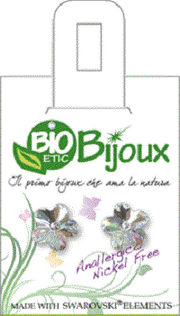 Pendiente Flor Bioetic 10mm Cristal-1